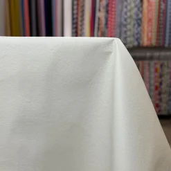 Deco Leather Table Linen in White
