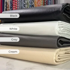 Deco Leather Table Napkin in Black