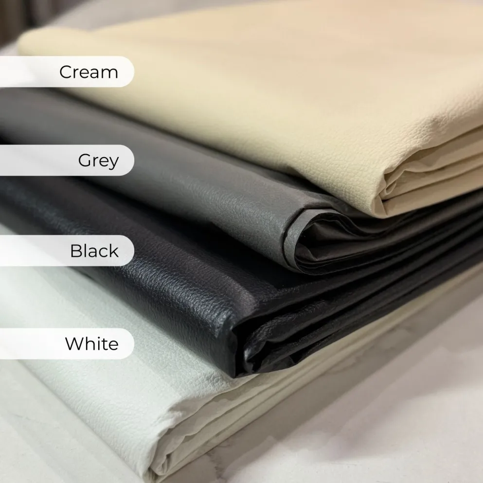 Deco Leather Table Napkin in Black