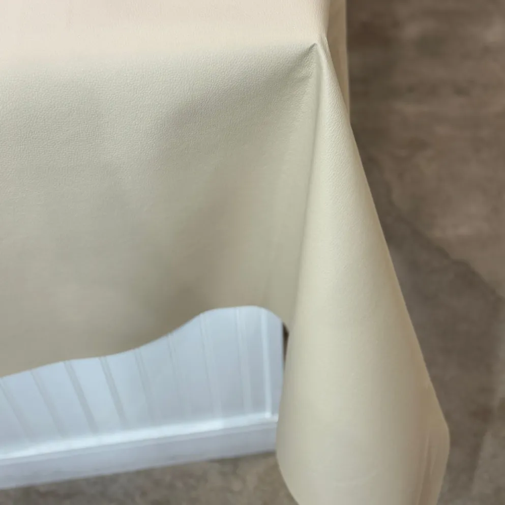 Deco Leather Table Napkin in Cream