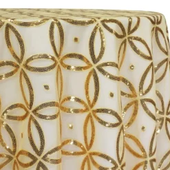 Delano Sequins Table Linen in Gold