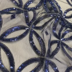 Delano Sequins Table Linen in Navy