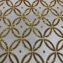 Delano Sequins Table Runner in Gold