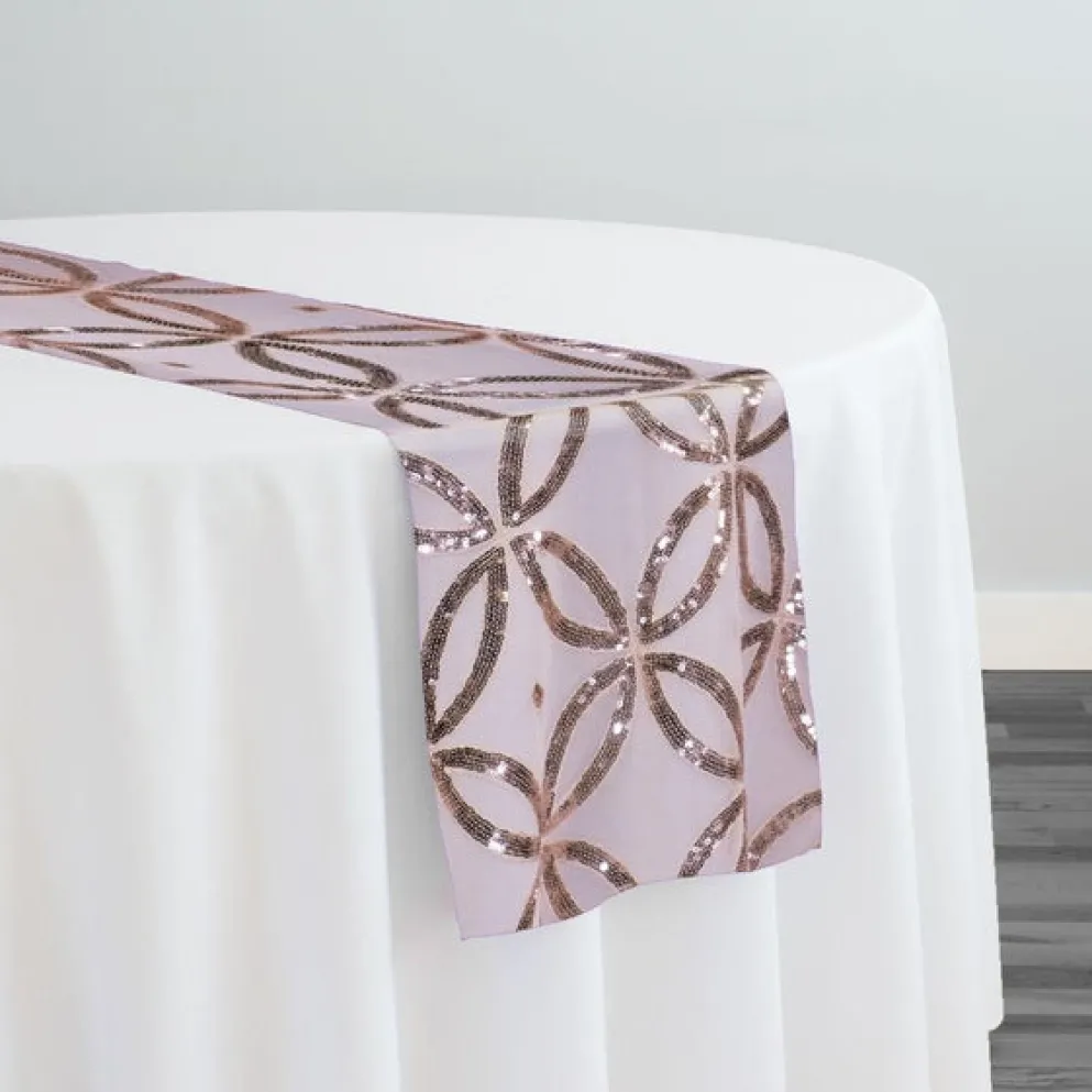 Delano Sequins Table Runner in Blush