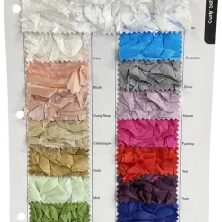 Diagonal Taffeta Table Runner in Ivory