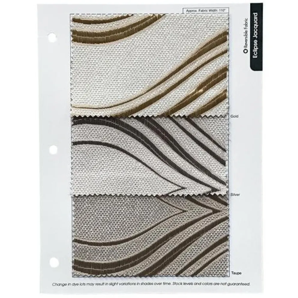 Eclipse Jacquard (Reversible) Table Runner in Taupe