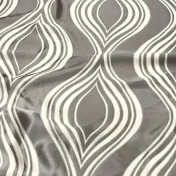 Eclipse Jacquard (Reversible) Table Runner in Silver