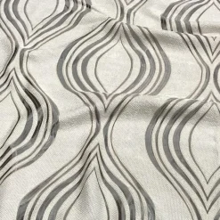 Eclipse Jacquard (Reversible) Table Runner in Silver