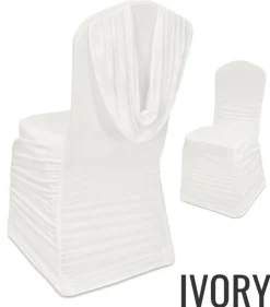 Economy Spandex - Arch-Back Rouge Chair Cover