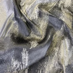 Element Jacquard Table Linen in Grey and Gold