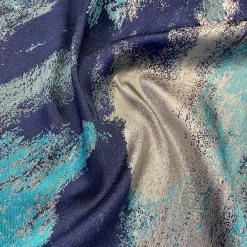 Element Jacquard Table Runner in Turquoise