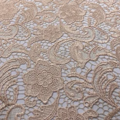 English Lace Table Runner in Champagne