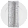 English Lace (w/ Poly Lining) Table Napkin in White