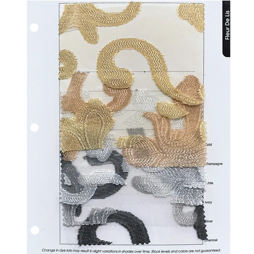 Fleur De Lis Table Runner in Gold