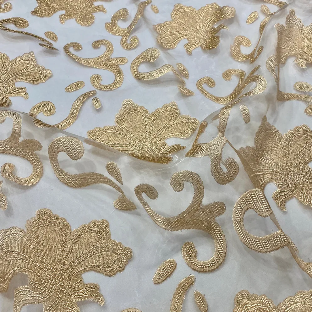 Fleur De Lis Table Runner in Gold