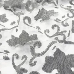 Fleur De Lis Table Runner in Silver