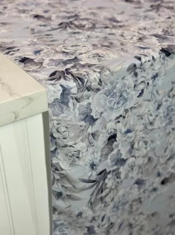 Floral Dusk (Poly Print) Table Linen in Copen Perry