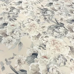 Floral Dusk (Poly Print) Table Runner in Ivory