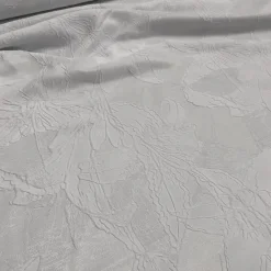 Floral Reef Jacquard Table Linen in White