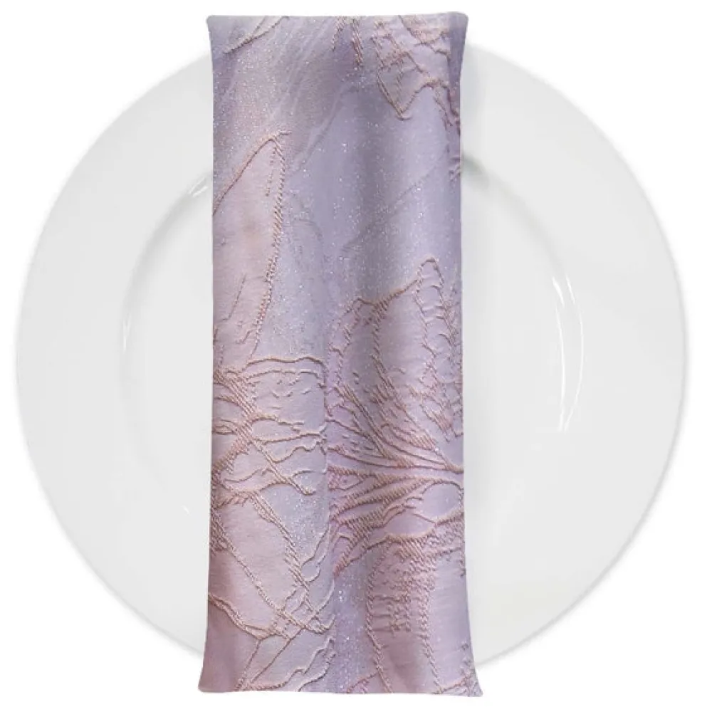 Floral Reef Jacquard Table Napkin in Blush