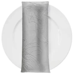 Floral Reef Jacquard Table Napkin in White
