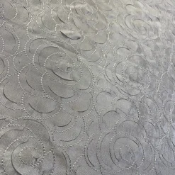 Flora Rose Table Linen in Silver