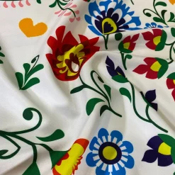 Flower Hoop (Poly Print) Table Runner