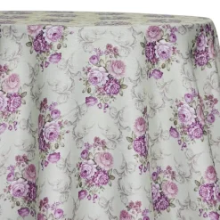 French Floral Table Linen in Blush
