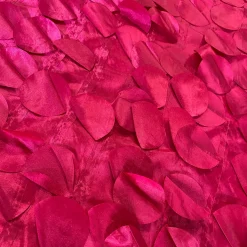 Funzie (Circle Hanging) Taffeta Table Linen in Fuchsia