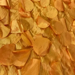 Funzie (Circle Hanging) Taffeta Table Linen in Orange