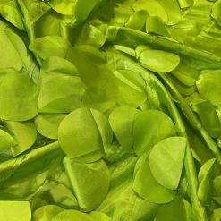 Funzie (Circle Hanging) Taffeta Table Linen in Lime
