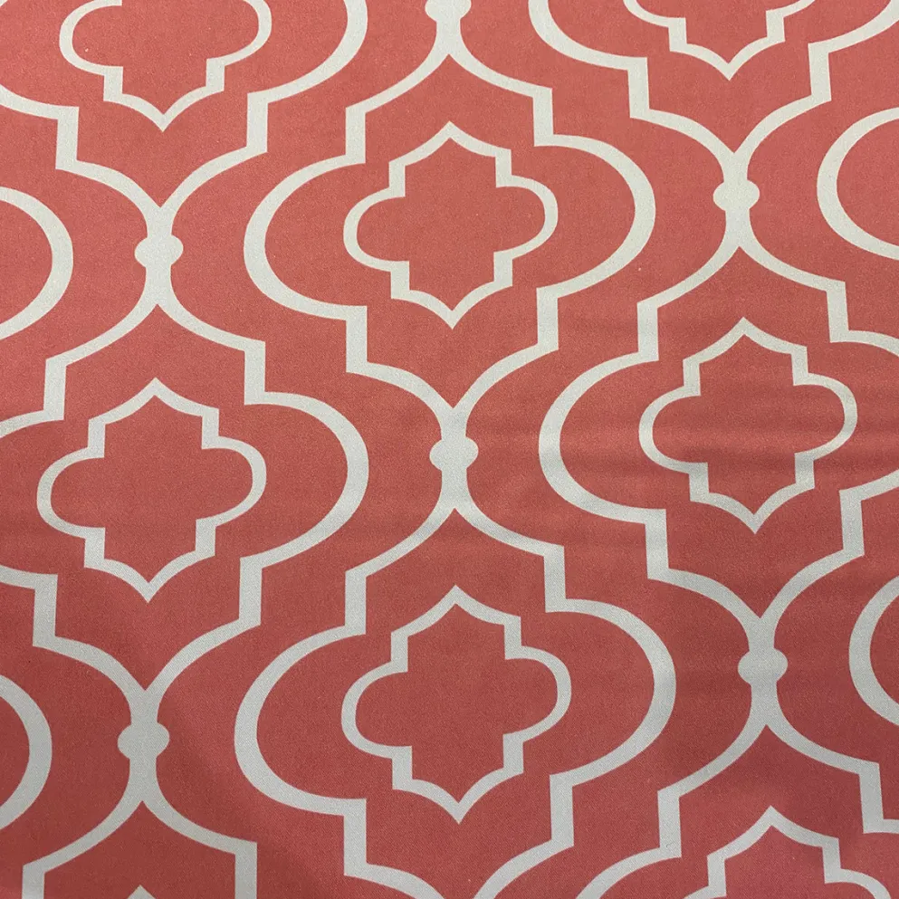 Gatsby Print (Lamour) Table Linen in Coral