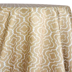 Gatsby Print (Lamour) Table Linen in Khaki