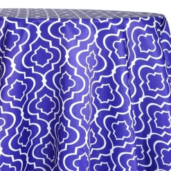 Gatsby Print (Lamour) Table Linen in Purple