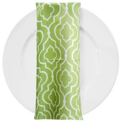 Gatsby Print (Lamour) Table Napkin in Avocado