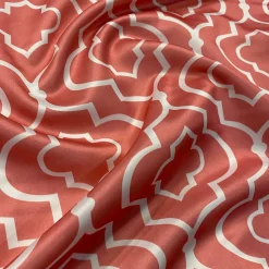 Gatsby Print (Lamour) Table Napkin in Coral