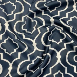 Gatsby Print (Lamour) Table Napkin in Navy