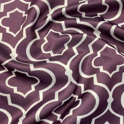 Gatsby Print (Lamour) Table Napkin in Plum