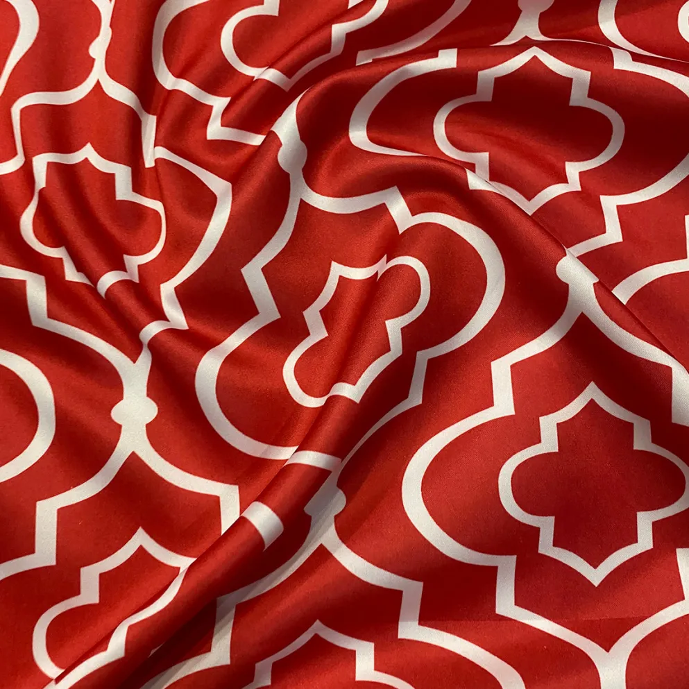 Gatsby Print (Lamour) Table Napkin in Red