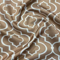 Gatsby Print (Lamour) Table Runner in Taupe