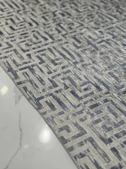 Gio Jacquard Table Linen in Blue