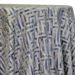 Gio Jacquard Table Linen in Blue