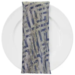 Gio Jacquard Table Napkin in Blue