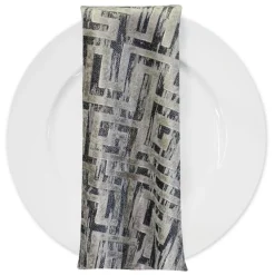 Gio Jacquard Table Napkin in Grey