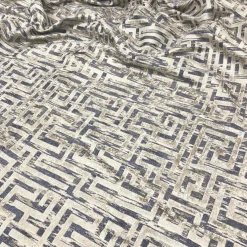 Gio Jacquard Table Runner in Blue