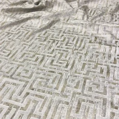 Gio Jacquard Table Runner in Ivory