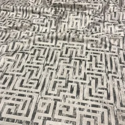 Gio Jacquard Table Runner in Taupe