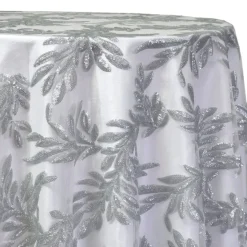 Giselle Sequins Table Linen in Silver