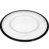 Glimmer - Glass Charger Plate in Black (Item # 0334)