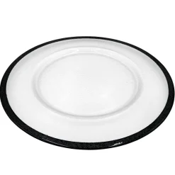 Glimmer - Glass Charger Plate in Black (Item # 0334)